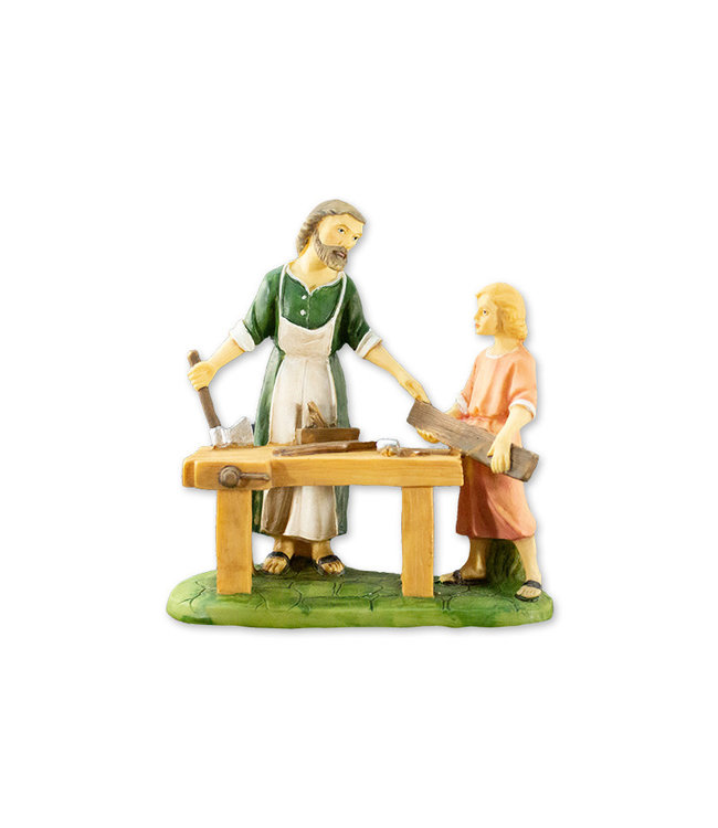 Statue of Saint Joseph the worker and Jesus