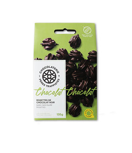 Chocolaterie des Pères Trappistes Sac de rosettes au chocolat noir (135gr)