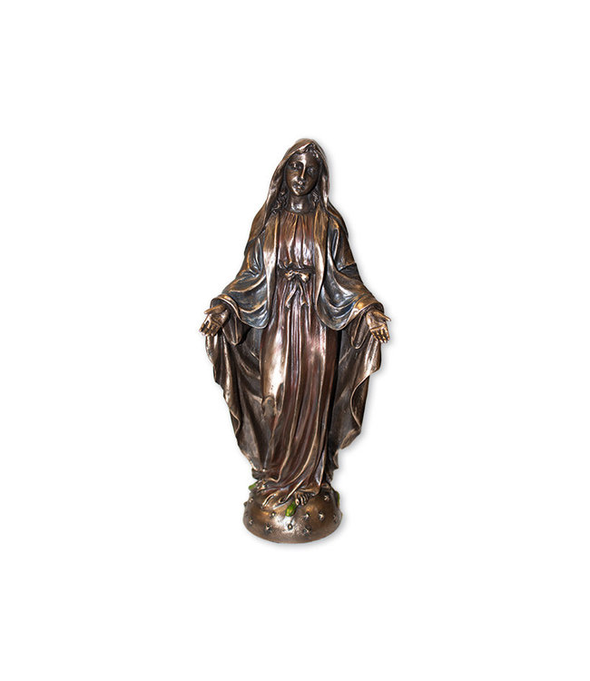 Statue de l'Immaculée Conception 8'' fini bronze antique  Coll. Veronese