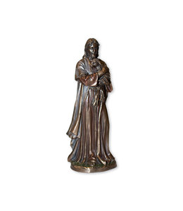 Statue Jésus avec brebis (Bon Pasteur)