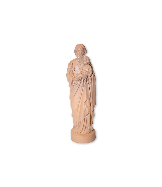 Saint Joseph statue alabaster taupe