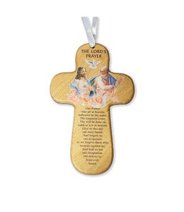 ''The Lord's prayer" wooden cross