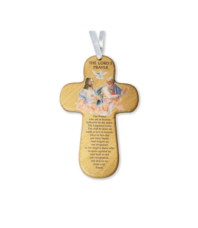 ''The Lord's prayer" wooden cross