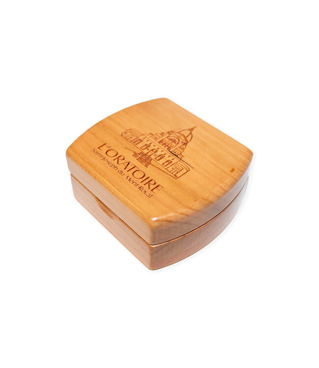 Boîte à chapelet (cerisier) L'Oratoire gravure