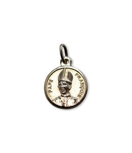 Médaille de Pape Francois en argent 925