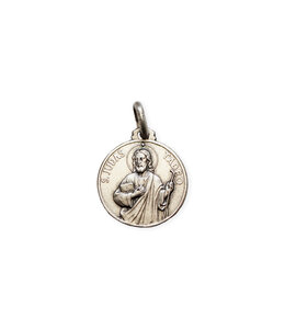 Large medal of Saint Jude in silver 925