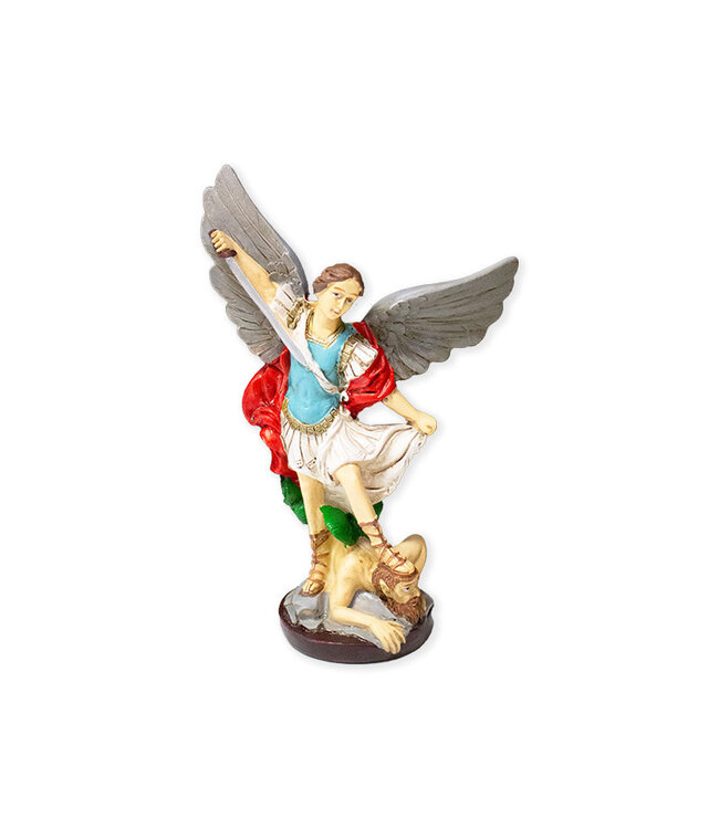 Saint Michael resin statue (16cm)