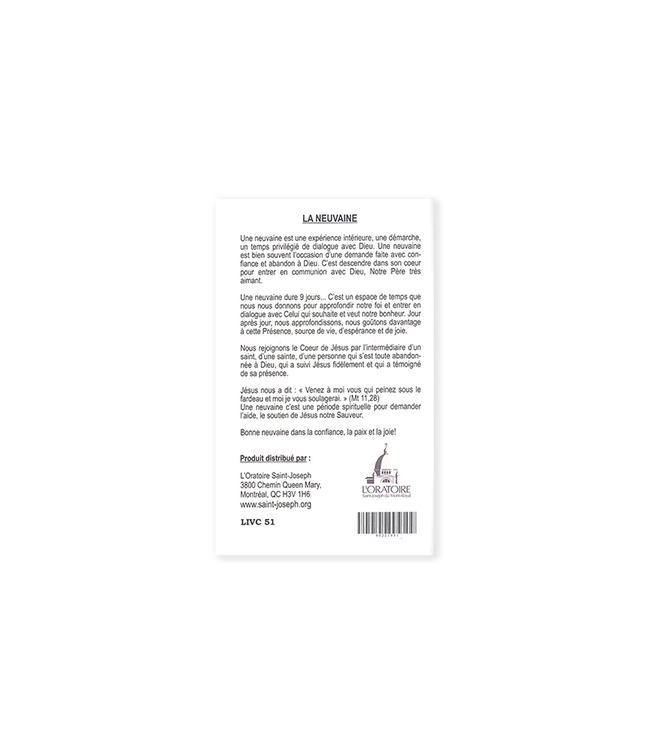 Neuvaine à Saint Michel Archange (French)