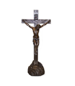 Crucifix on detachable base