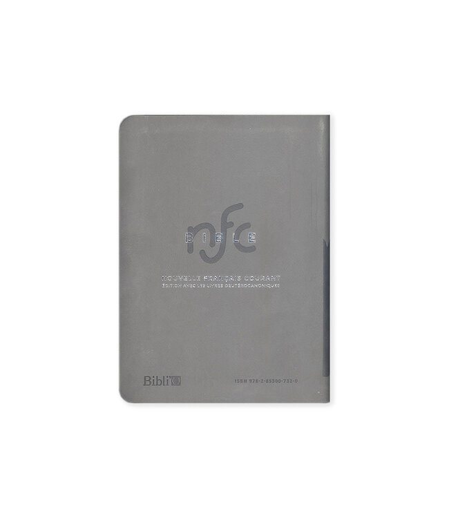 Société Biblique / Bible Society Bible NFC avec deutérocanoniques : similicuir gris