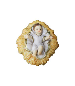 Baby Jesus in his cradle