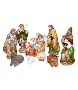 Colored  Nativity scene