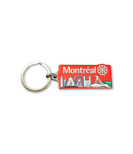 Montreal monuments key chain