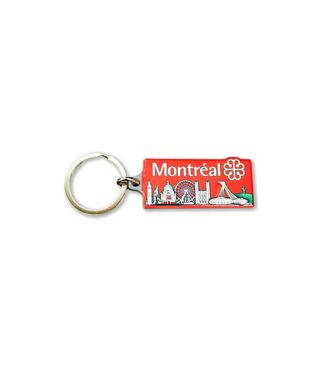 Montreal monuments key chain