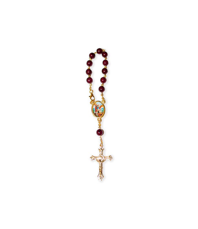 Saint Michael car rosary