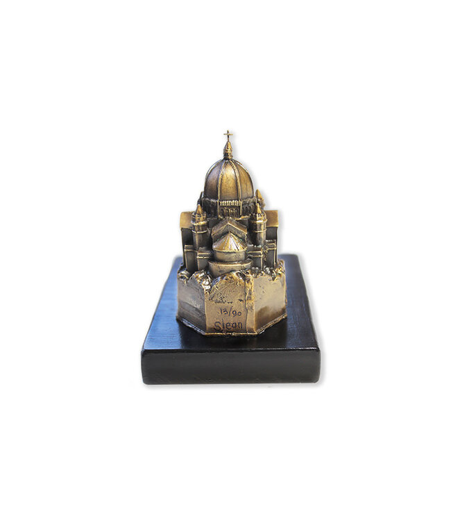 Numbered pewter replica of Saint Joseph's Oratory