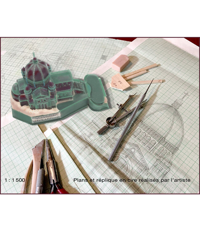 Numbered pewter replica of Saint Joseph's Oratory