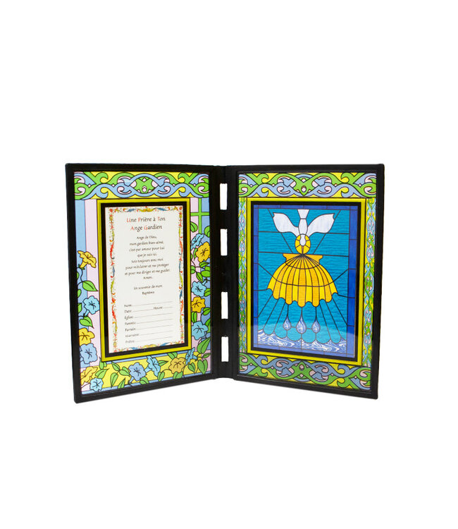 Baptism prayer frame (French)