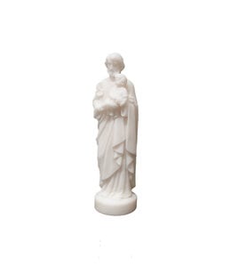 Statue Saint Joseph albâtre (12cm)