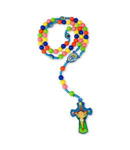 Multicolored rosary of saints