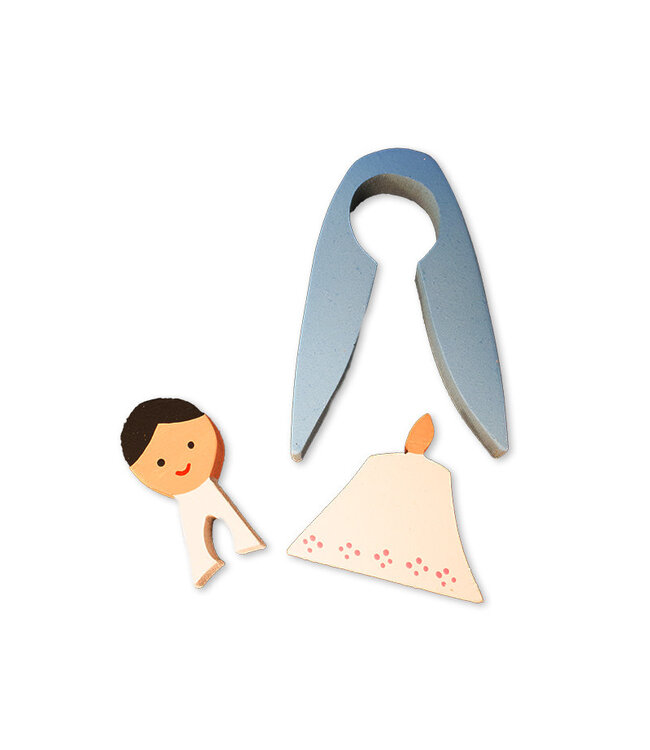 Mini puzzle Virgin blue