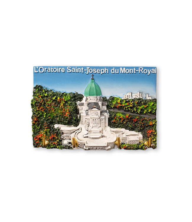 Keychain plaque of Saint Joseph's Oratory of Mount Royal