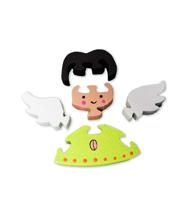 Mini casse-tête Ange vert