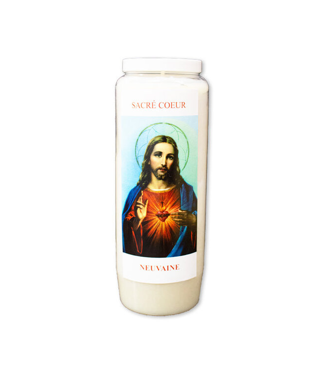 Chandelles Tradition / Tradition Candles Novena candle Sacred Heart of Jesus (French)