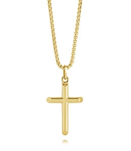Italgem Polished cross necklace