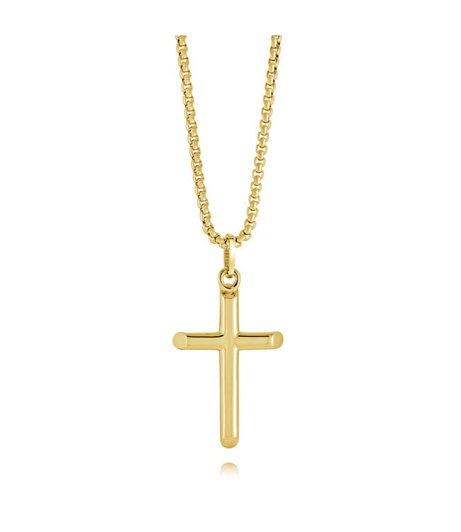 Italgem Polished cross necklace