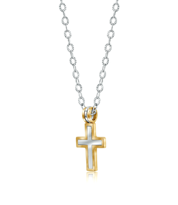 Italgem Collier croix polie