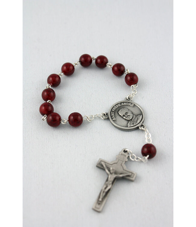 Saint Brother André Decade Rosary with Relic