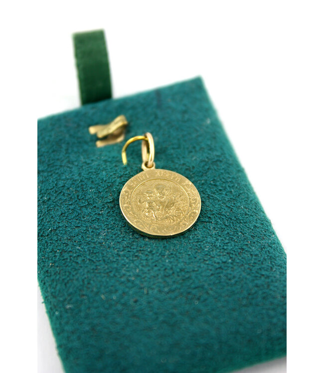 Medal of Saint Joseph. 10K gold