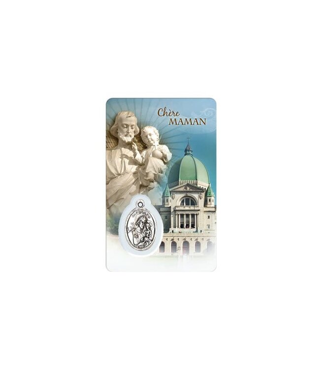 Family medal cards of Saint Joseph (french)