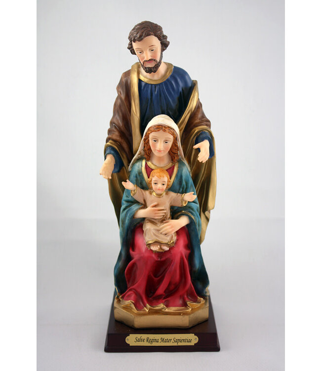Holy Family resin statue (27cm)