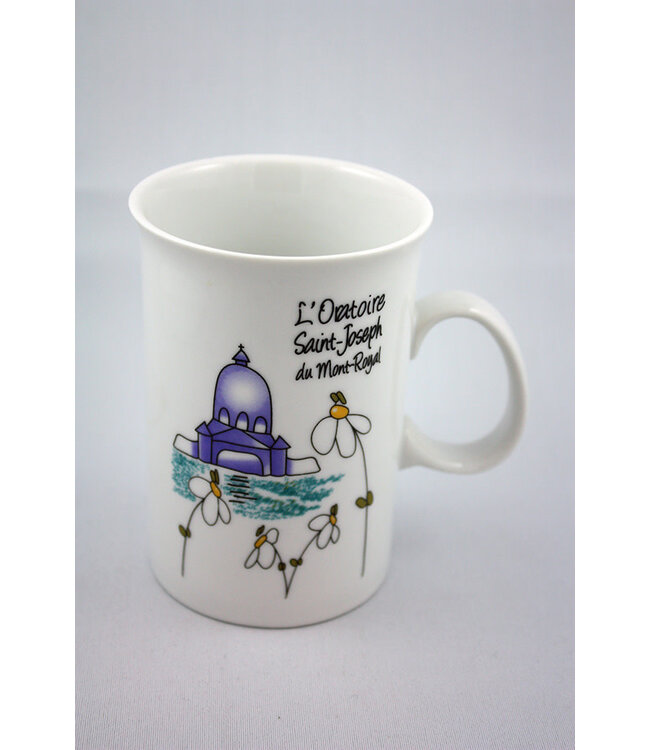 Tasse souvenir Oratoire Saint-Joseph dessin naïf