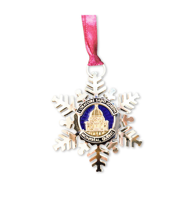 Oratory metal snowflake ornament
