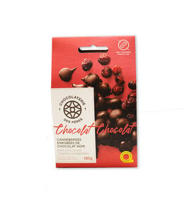 Chocolaterie des Pères Trappistes Home Box Dark Chocolate Dried Cranberries (120g)