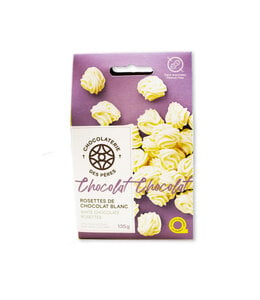 Chocolaterie des Pères Trappistes Sac de rosettes au chocolat blanc (135g)