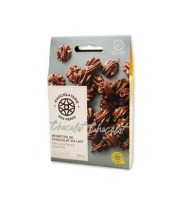 Chocolaterie des Pères Trappistes Sac de rosettes au chocolat lait (135g)