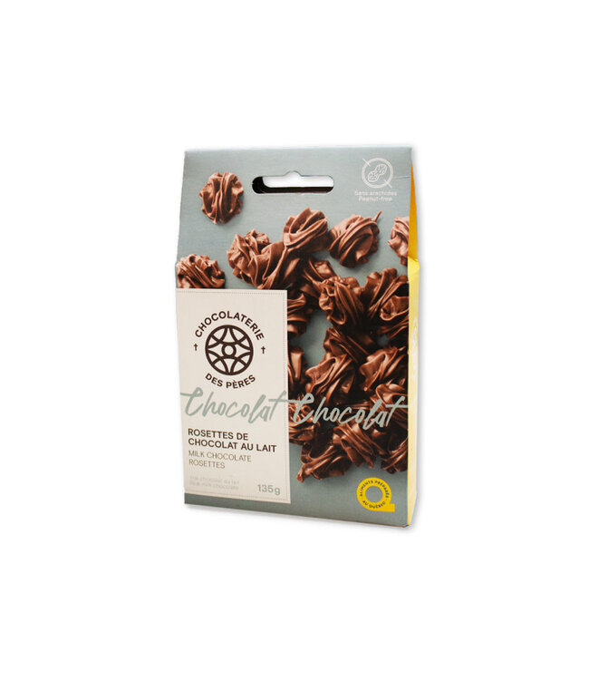 Chocolaterie des Pères Trappistes Sac de rosettes au chocolat lait (135g)