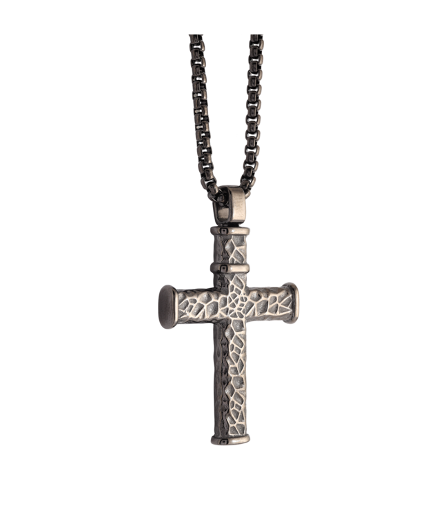 Italgem Collier croix design antique