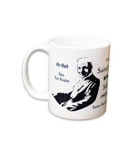 L'Oratoire Saint-Joseph du Mont-Royal Saint Brother André mug, 12 languages