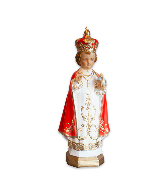 Statue Jésus de Prague plâtre naturel (61cm)