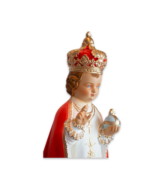 Jesus of Prague statue, natural plaster (61cm)