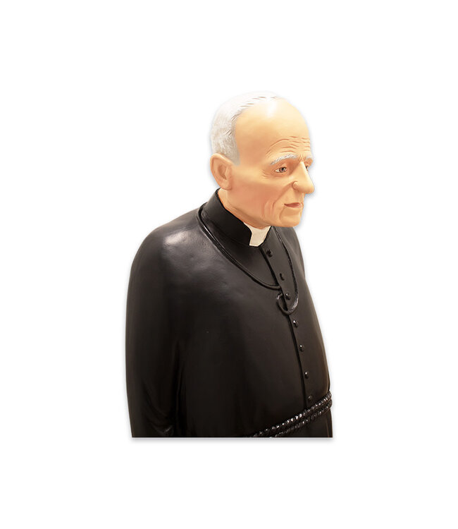 Statue saint frère André couleur en plâtre (122cm)
