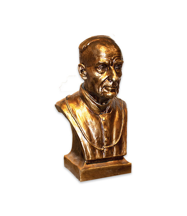 Buste de saint frère André couleur bronze (51cm)