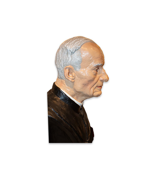 Fiberglass bust of Saint Brother André (51cm)