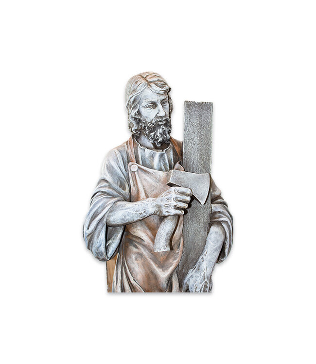 Statue Saint Joseph travailleur pour l'extérieur (88,9cm)