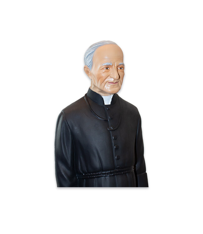 Statue of Saint Brother André in natural plaster (81cm)